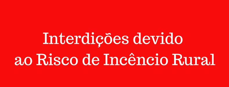 Encerramento de Percursos Pedestres e de BTT